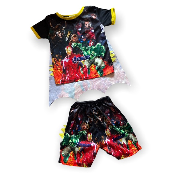 Carter's Other - Toddler Carter's Avengers Two Piece Pajama Set With Built in Cape Size 4